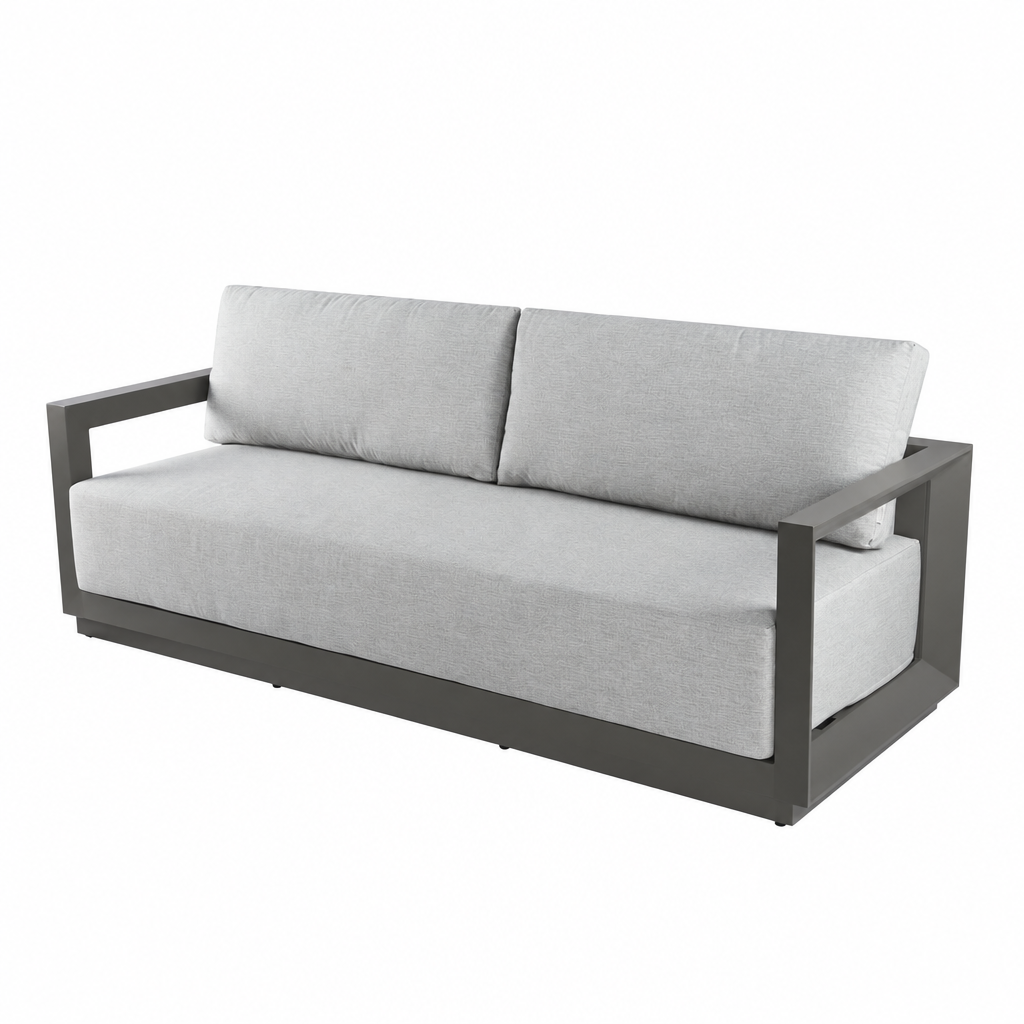 Upscaled Newport sofa three-quarter view