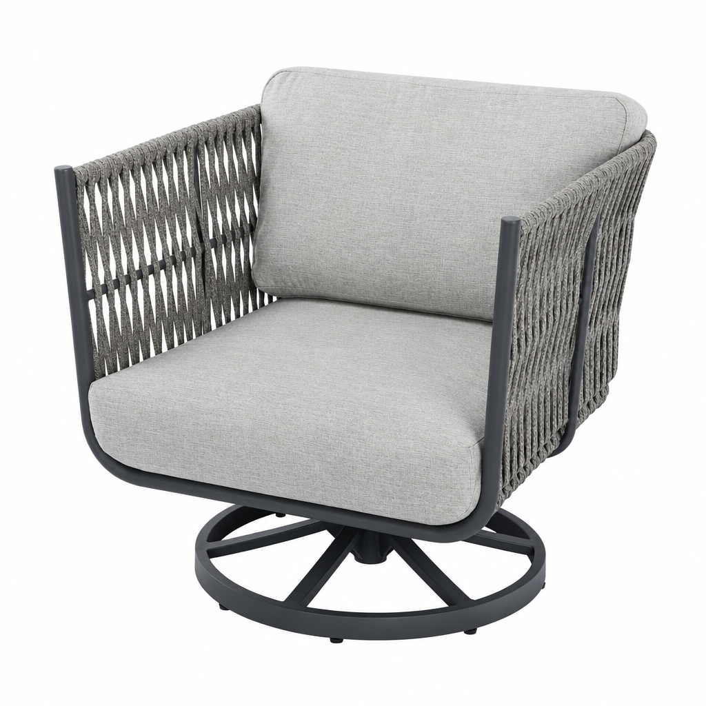 Upscaled Newport swivel chair view 9